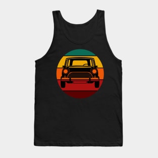 Vintage Sunset Small Car Retro Design Tank Top